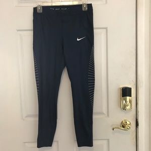 NIKE DRI-FIT BLUE LEGGINGS